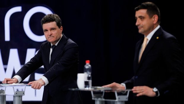 dezbaterea-dintre-nicusor-dan-si-george-simion,-audienta-istorica-pentru-euronews-romania