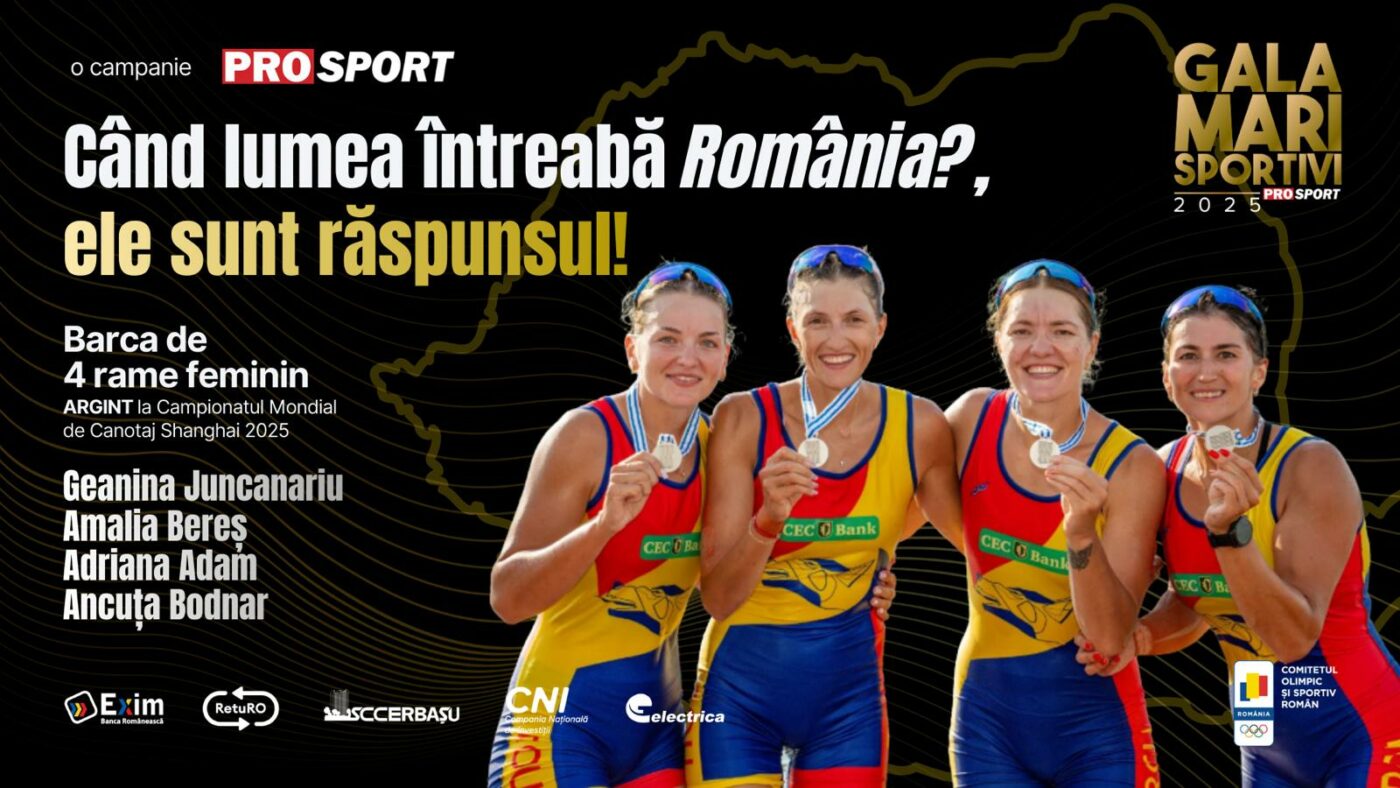 echipajul-romaniei-de-canotaj-la-barca-4-rame-feminin,-premiat-la-gala-mari-sportivi-prosport-pentru-argintul-mondial-din-2025!