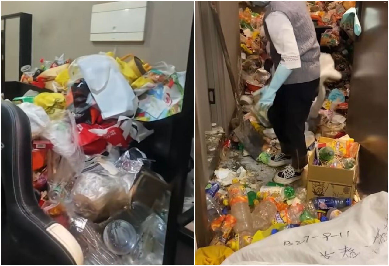 angajatii-au-crezut-ca-nu-vad-bine.-un-barbat-a-lasat-un-munte-de-gunoaie-in-camera-de-hotel-de-in-care-a-locuit-2-ani,-in-china