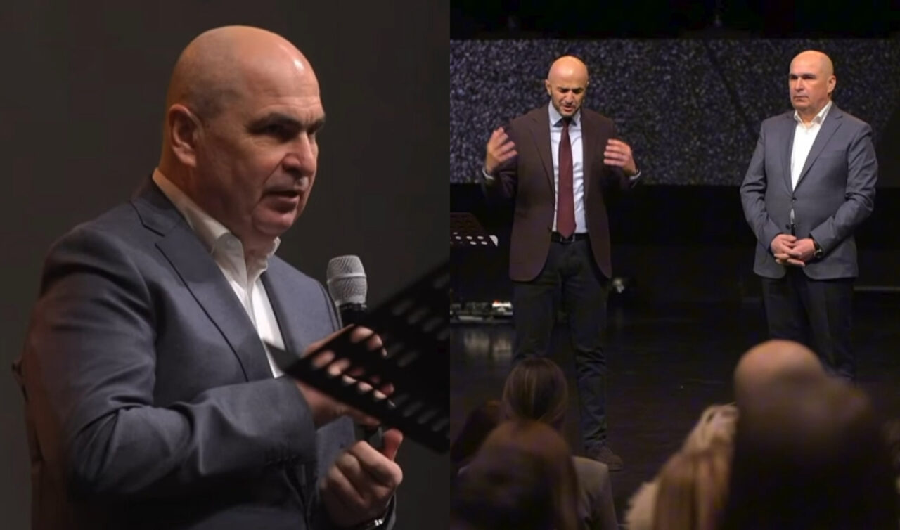 scena-inedita-la-oradea.-cu-ilie-bolojan-pe-scena,-oamenii-de-la-biserica-baptista-speranta-au-inaltat-o-rugaciune-pentru-intelepciunea-lui-bolojan:-doamne,-ma-rog-in-mod-special-pentru-domnul-prim-ministru-al-tarii-noastre