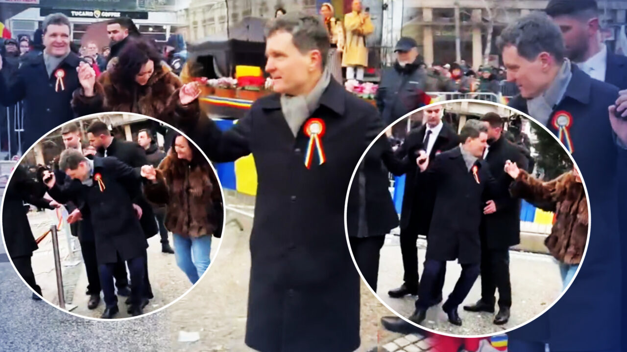 nicusor-dan-s-a-prins-in-hora-la-iasi.-s-a-impiedicat-de-decor-si-de-spp-isti