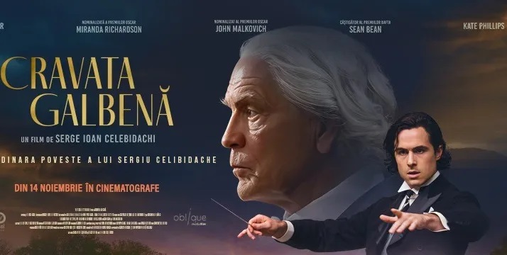 Premiera filmului românesc Cravata Galbenă despre viața dirijorului Sergiu Celibidache în SUA pe 6 februarie