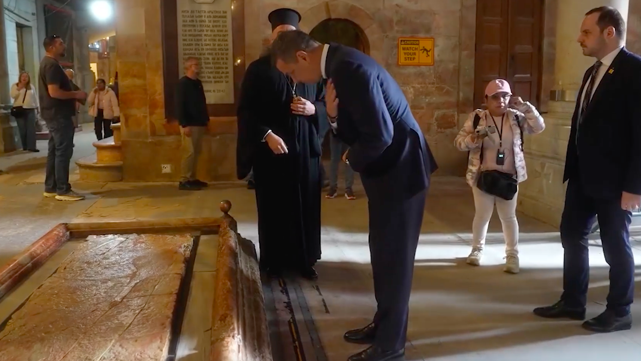 Sorin Grindeanu la Mormântul Sfânt și Zidul Plângerii din Ierusalim