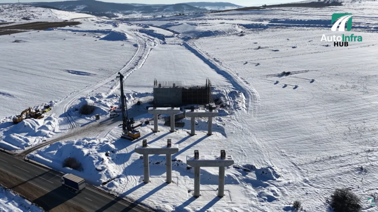 Constructorii autostrăzii cu cele mai mari progrese în ianuarie: Ozaltin, Pizzarotti, Retter și Makyol