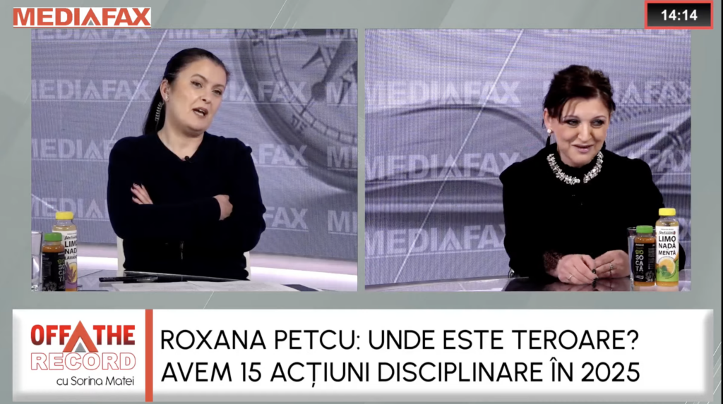 Roxana Petcu: Inspecția Judiciară, tema campaniei electorale