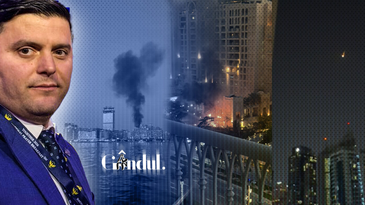 Vicepreședintele Camerei Deputaților, Adrian Cozma, filmat în Dubai în timpul bombardamentelor