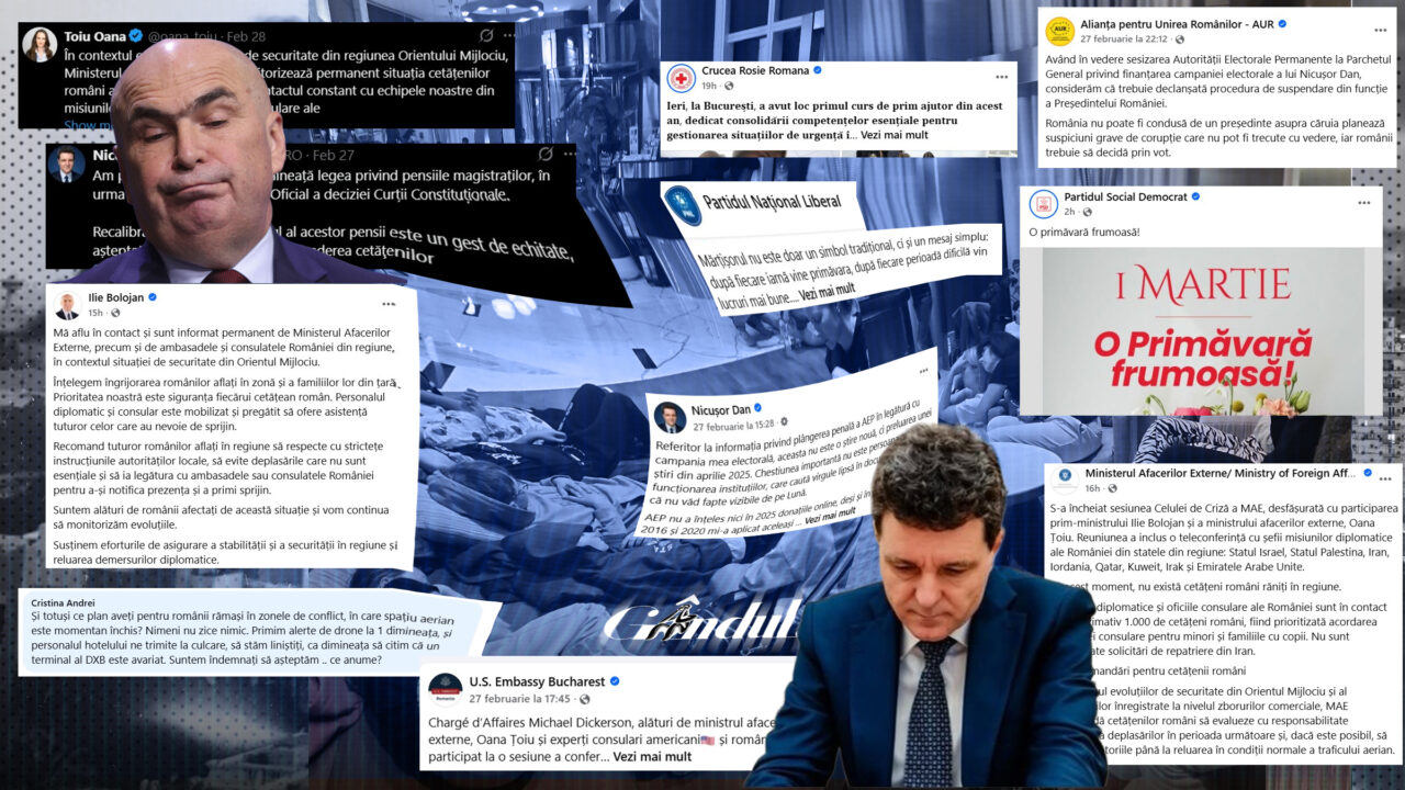 Autoritățile române dispărute în timpul conflictului dintre Israel și Iran