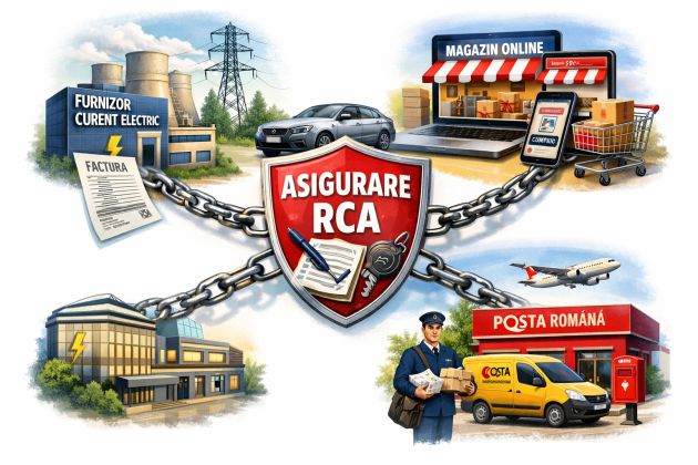 Brokerii avertizează ASF asupra riscului de concurență neloială pentru RCA mai ieftin de la PPC, Electrica sau Poștă