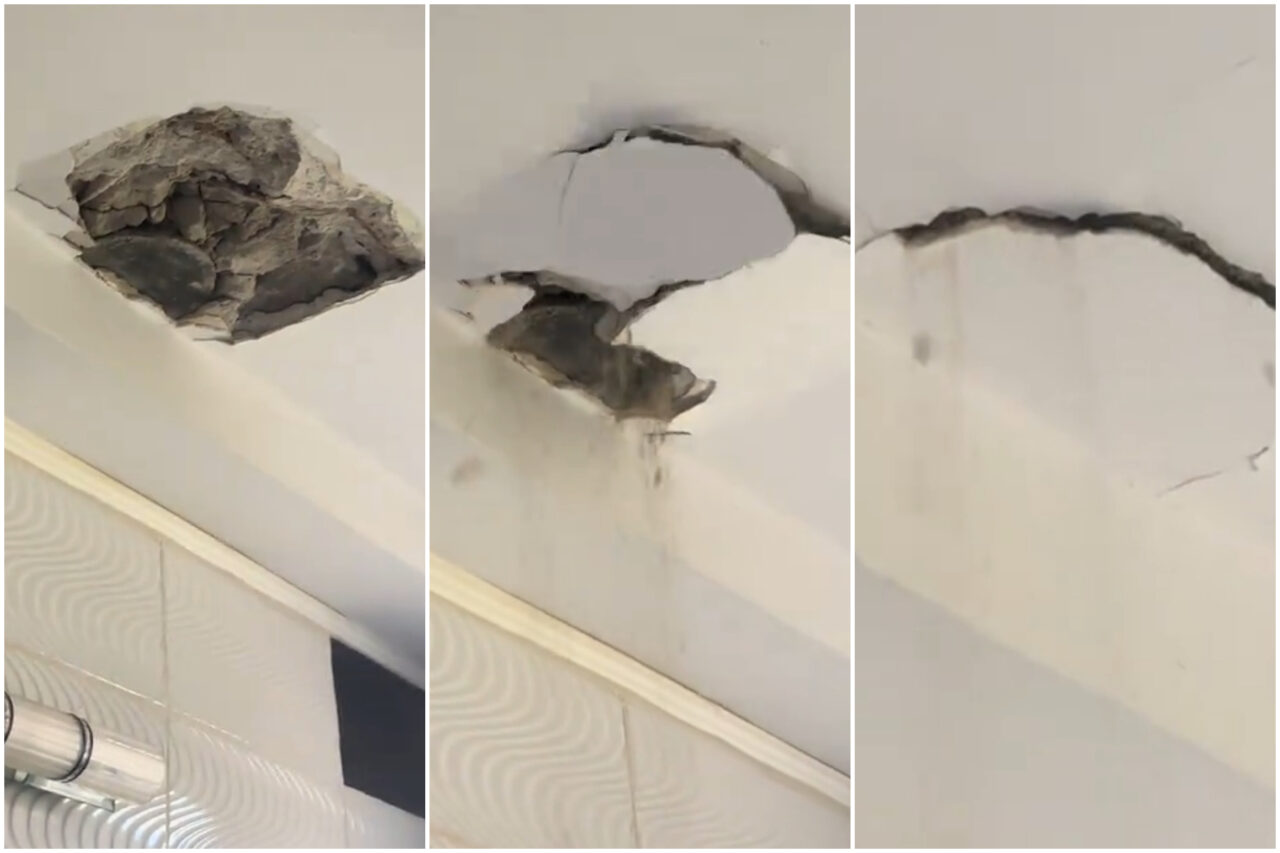 un-tanar-a-ramas-fara-tavan-in-baie,-chiar-in-timp-ce-facea-dus.-vecinii-au-ajuns-cu-bormasina-la-el-in-casa