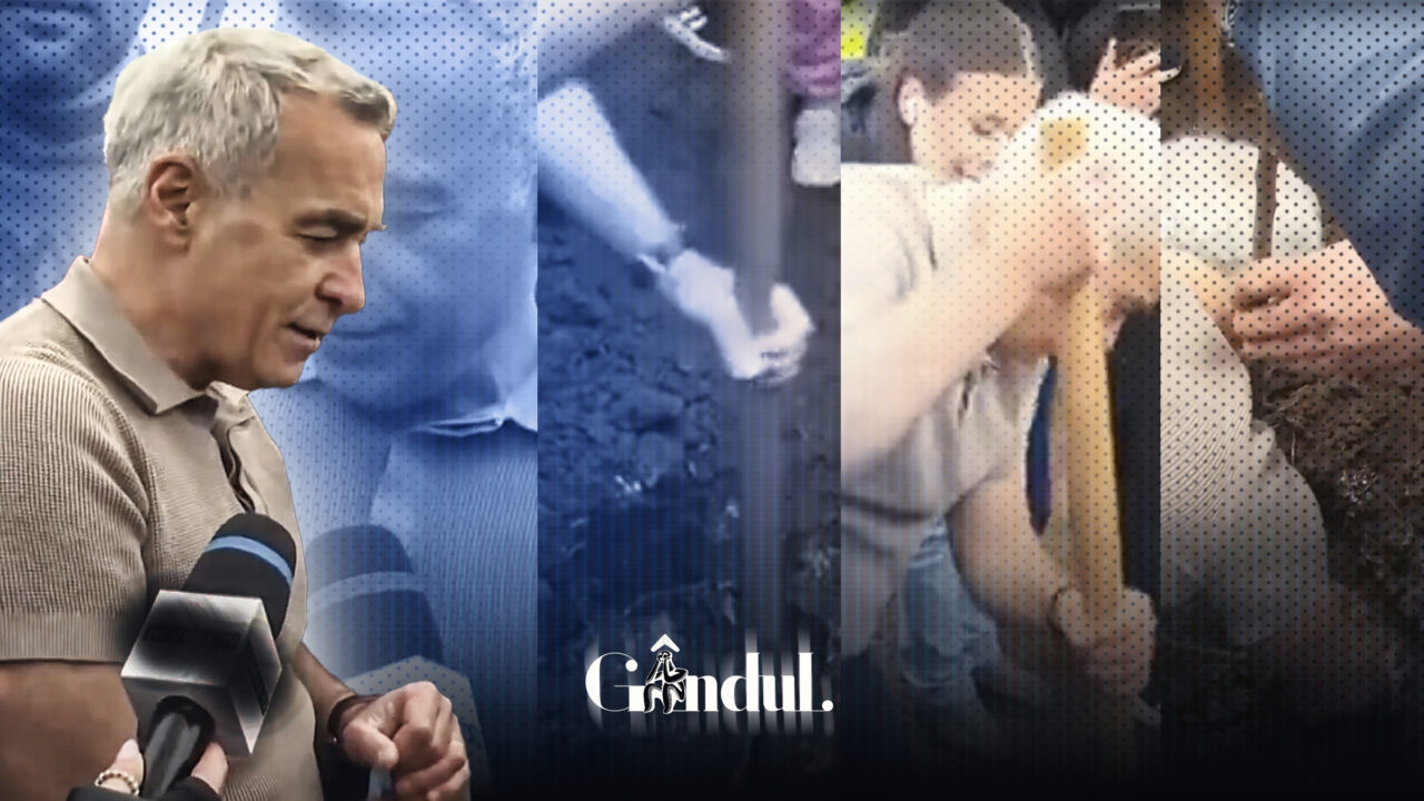 Călin Georgescu a plantat copaci și s-a rugat pentru România