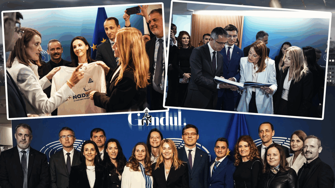 nadia-comaneci,-primita-de-roberta-metsola-la-parlamentul-european,-la-50-de-ani-de-la-primul-10-din-istoria-gimnasticii