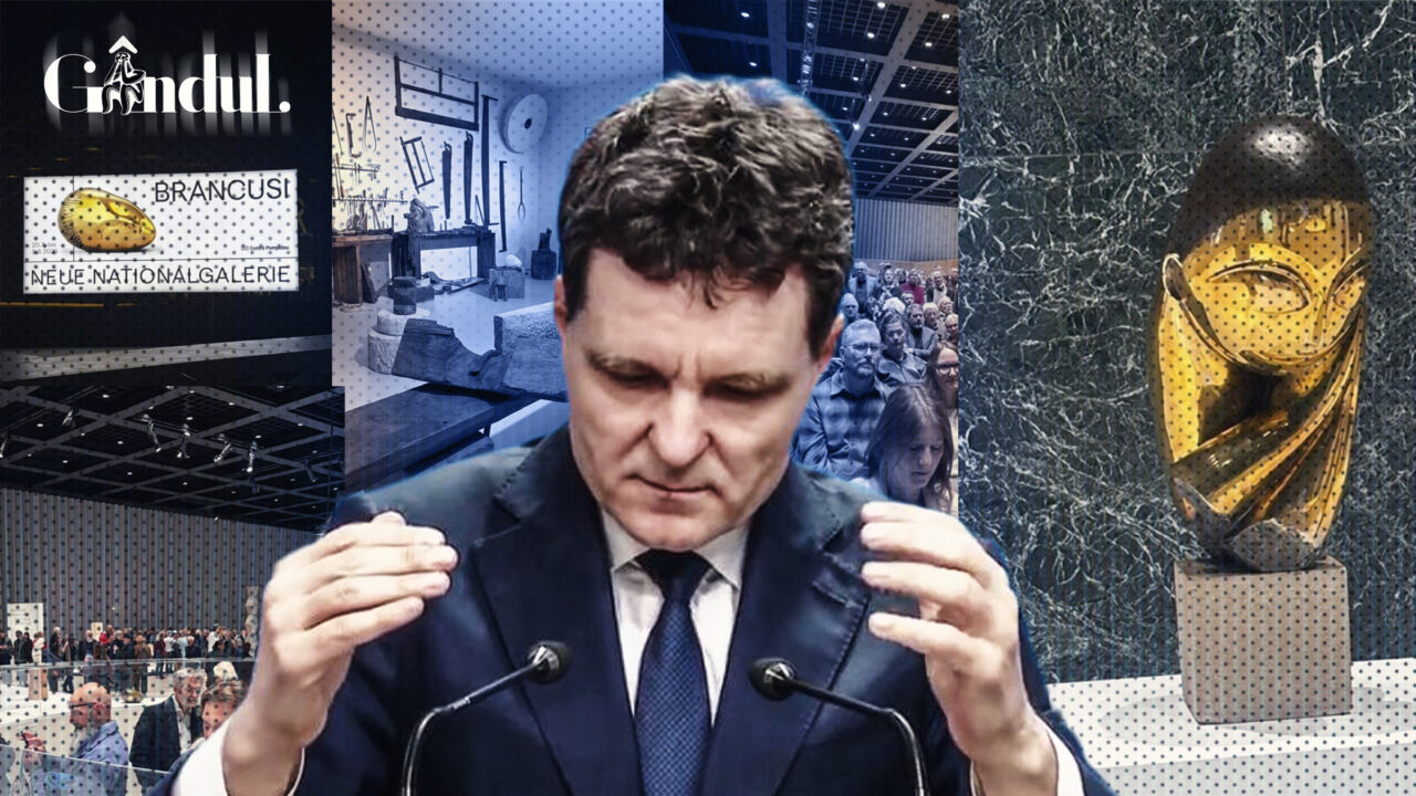 Cozi la cea mai mare expoziție Brâncuși din Berlin, afirmă Nicușor Dan