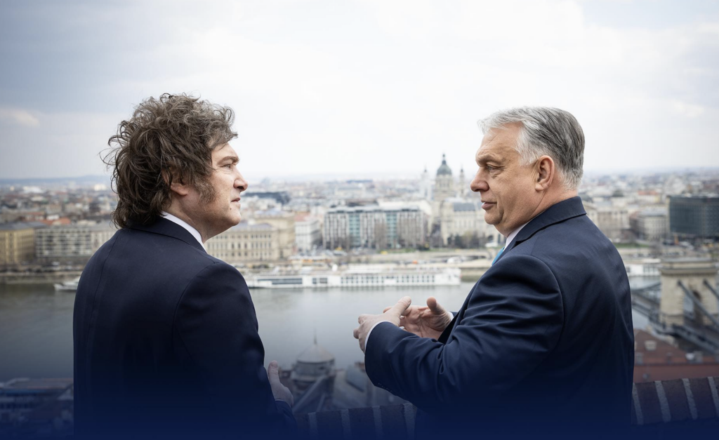Javier Milei, la Budapesta, susține pe Orban înaintea alegerilor