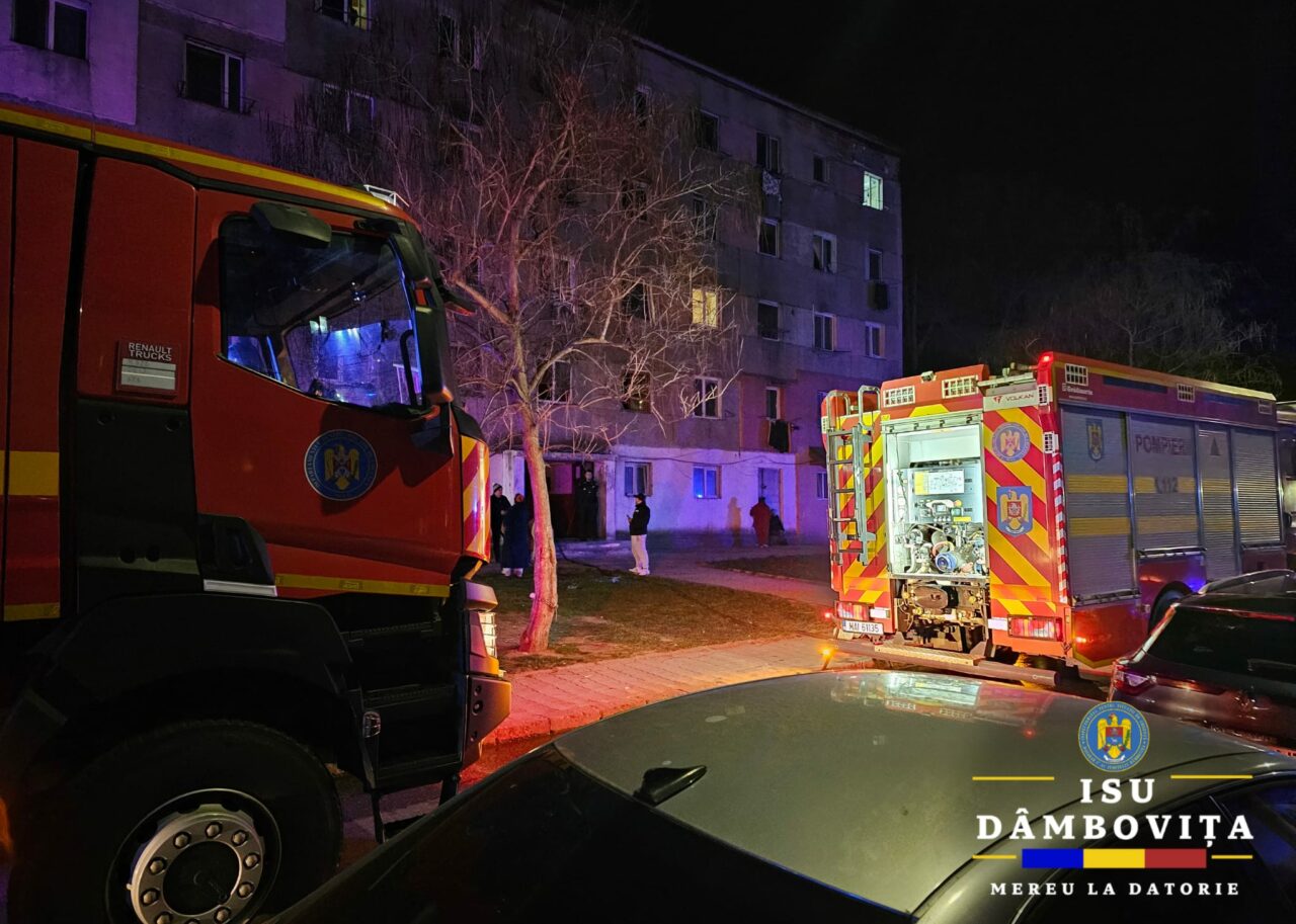 incendiu-intr-un-apartament-din-targoviste.-noua-persoane-au-avut-nevoie-de-ingrijiri-medicale