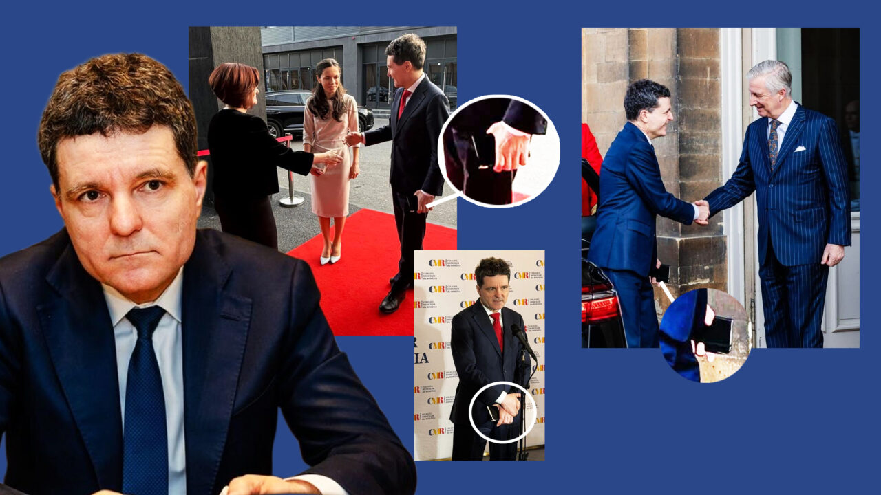 Carnețelul lui Nicușor Dan, prezent la conferințe și recepții