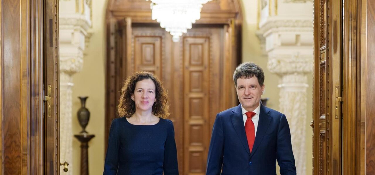 Nicușor Dan a primit-o în vizită la Cotroceni pe Roxana Mînzatu