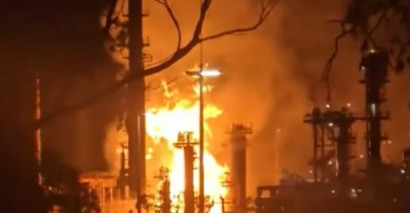 Incendiu la rafinăria din Australia, una dintre cele două existente