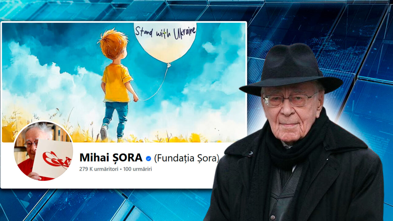 Contul de Facebook al lui Mihai Șora face propagandă politică și polemizează cu Gândul
