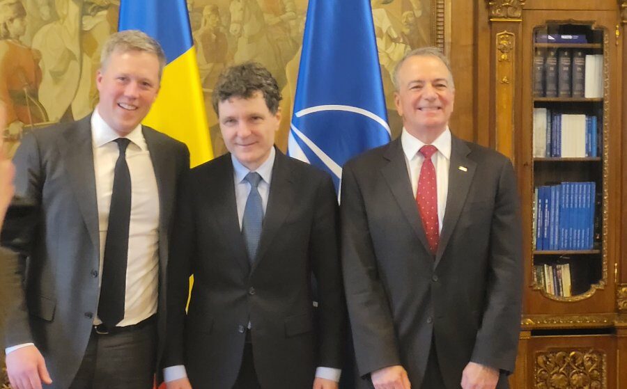 nicusor-dan,-intalnire-cu-secretarul-armatei-sua,-dan-driscoll.-ce-au-discutat-cei-doi