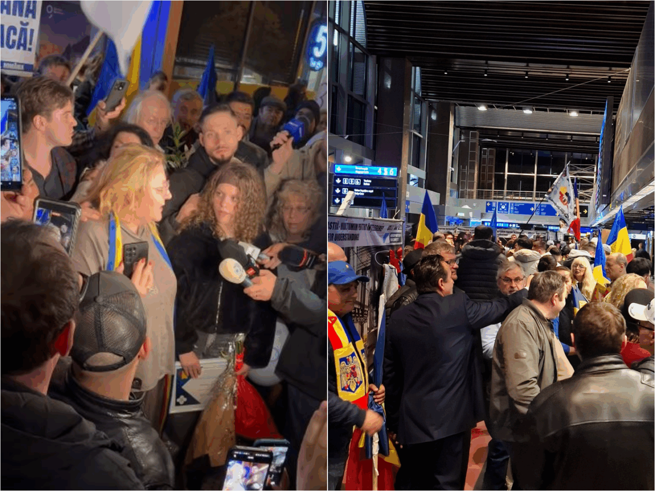Diana Șoșoacă, întâmpinată de susținători la Otopeni după ridicarea imunității