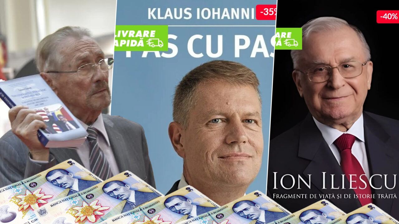 Cât se vând operele foștilor lideri din România și cel mai prolific autor
