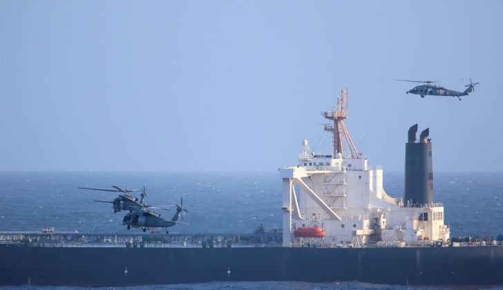 SUA au interceptat un petrolier iranian pe lista sancțiunilor