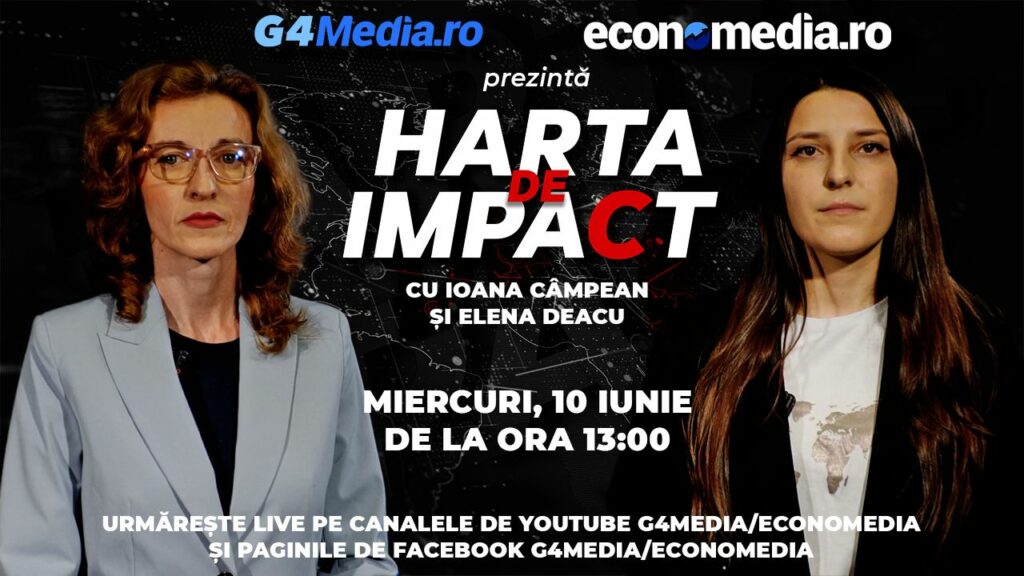 G4Media și Economedia lansează emisiunea Harta de impact pe 10 iunie la ora 13