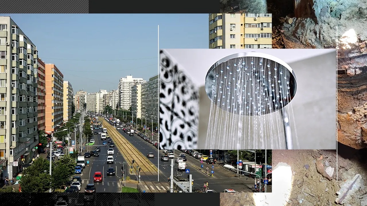 Număr record de blocuri fără apă caldă în București la 30 de grade Celsius