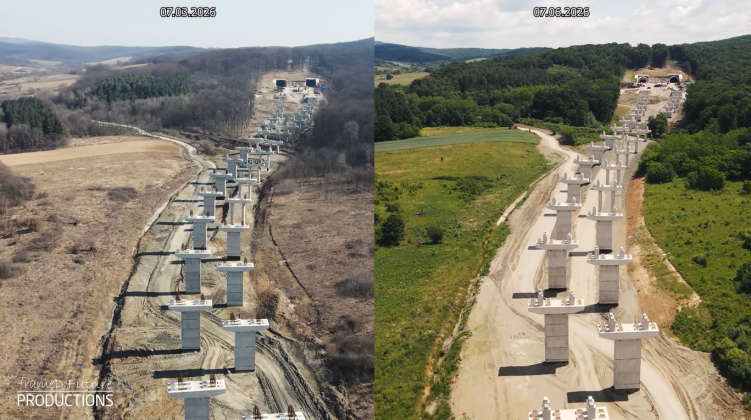 Progresul lucrărilor la secțiunea tunelurilor urșilor pe autostrada A1 Lugoj-Deva în ultimele trei luni