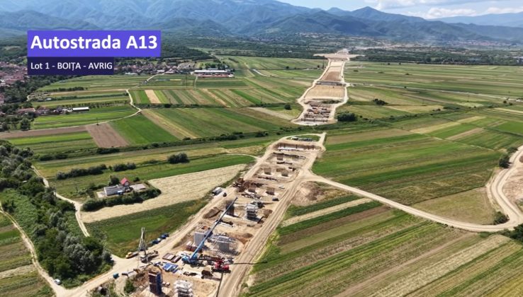 Turcii de la Makyol au finalizat 13% din nodul rutier Boița pe autostrada Sibiu-Făgăraș