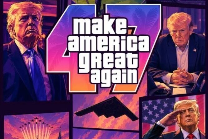Casa Albă a publicat un meme despre Trump și GTA 6