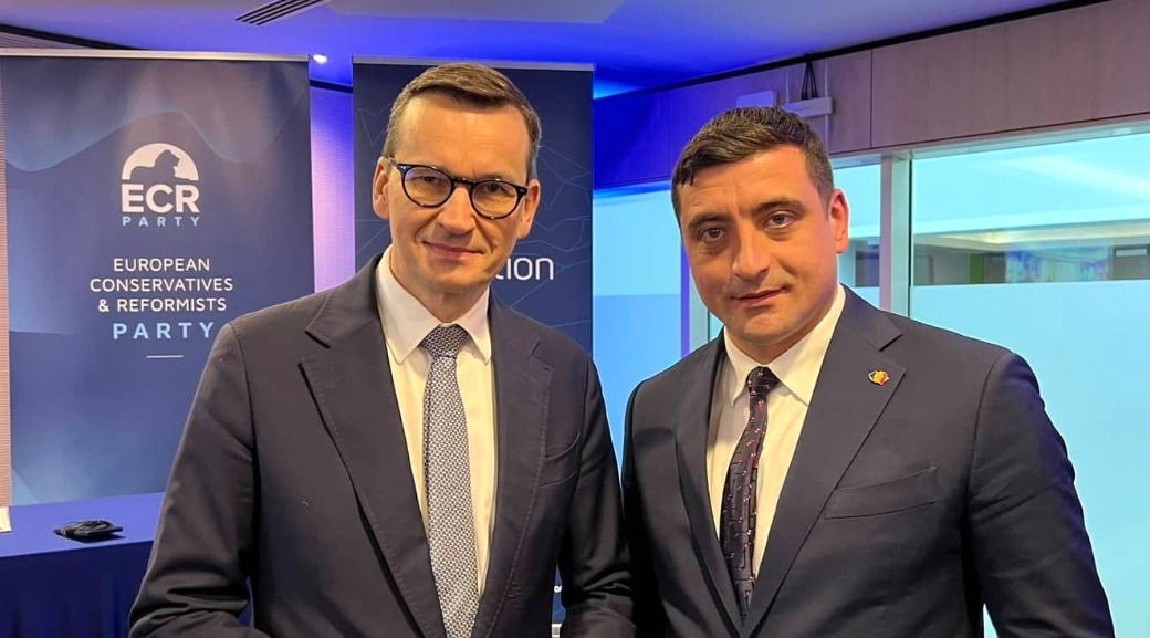 George Simion, reconfirmat vicepreședinte al ECR Party