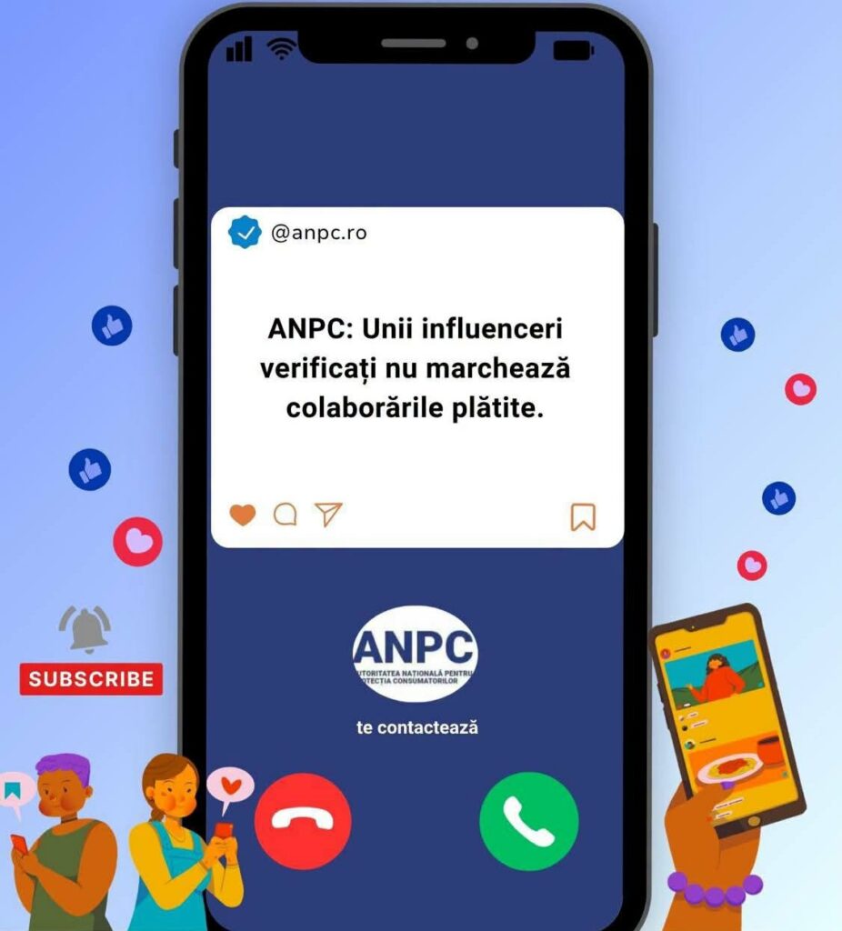 romanian-influencers,-checked-by-anpc.-70%-use-ai-and-do-not-inform-their-followers-about-it