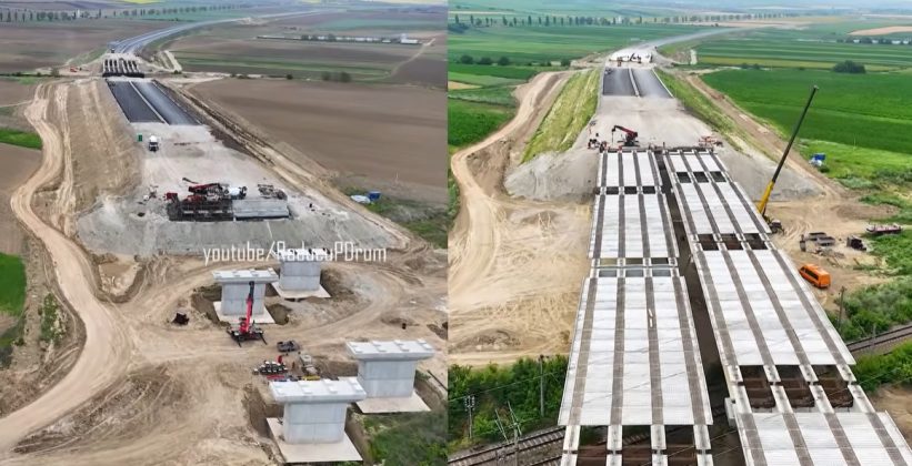 Construirea autostrăzii A7 Focșani-Bacău la Cleja a avansat în ultimele două luni