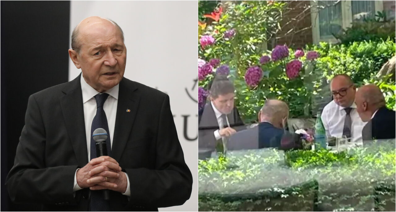 Băsescu critică prezența generalului Pahonțu la masa cu politicieni la Bruxelles