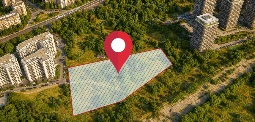 Teren autorizat pentru construcții în Delta Văcărești București, de vânzare