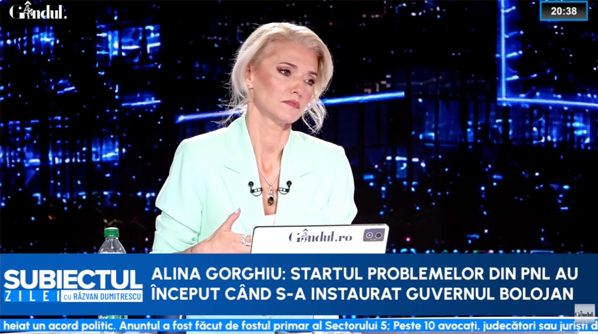 Alina Gorghiu critică gruparea Bolojan din PNL după numirea lui Bolojan ca premier