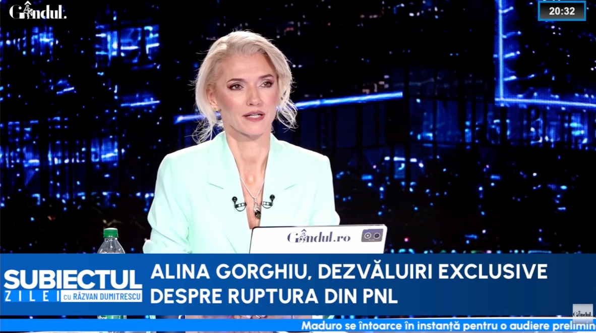 Alina Gorghiu despre ședința PNL în care Ilie Bolojan a schimbat conducerea filialelor
